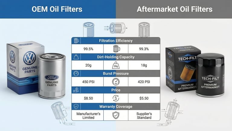 OEM vs Aftermarket Oil Filters: Complete Quality Comparison Guide for Wholesale Distributors (2026)